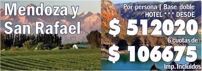 Vacaciones de invierno en Mendoza y San Rafael