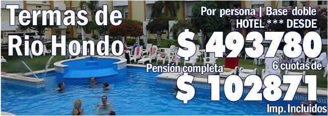 Vacaciones de invierno en Termas de Rio Hondo