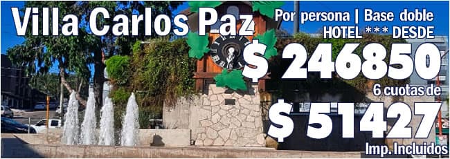 Vacaciones de invierno en Carlos Paz