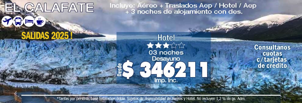 Calafate viajes